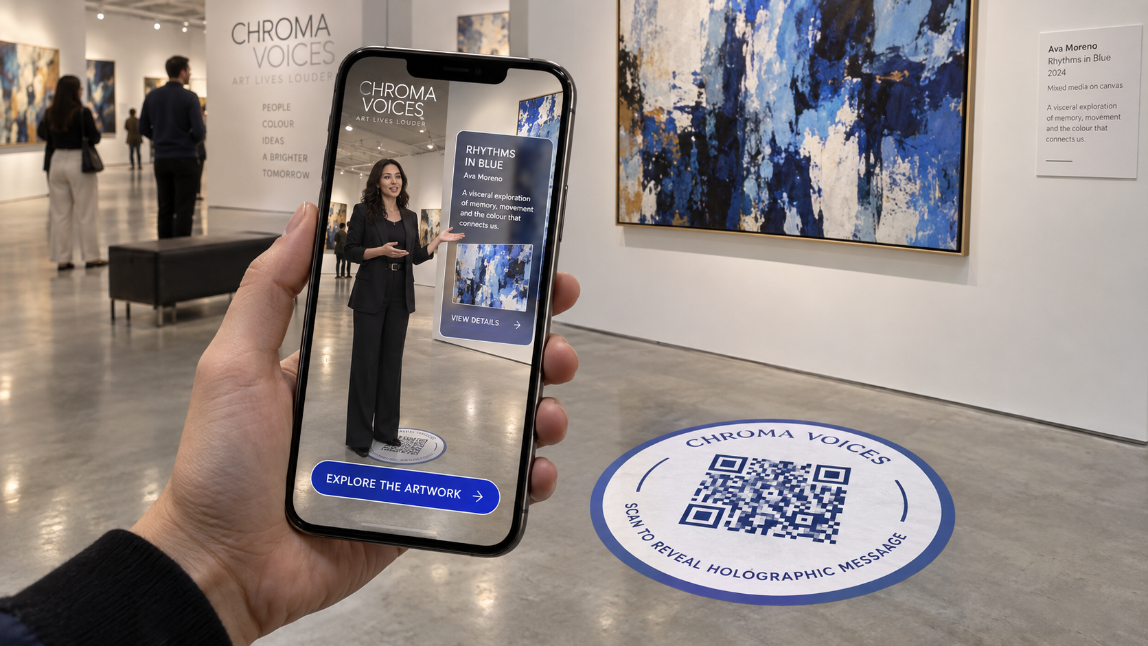 HoloSpot example image used as an AR trigger